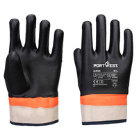Portwest A402 - PVC-beschichtete, kälte- und hitzebeständige Stulpenhandschuhe