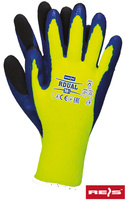 Winter Arbeitshandschuhe RDUAL YNB isolierter Latex |HI-VIS Gelb Reis