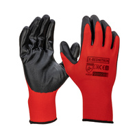 240 x Nitril Arbeitshandschuhe X-Rednitron, Rot/Schwarz
