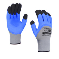 240 x Arbeitshandschuhe X-Target mit Latex-Beschichtung 