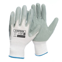 PROCERA Arbeitshandschuhe X-Nitron mit Nitril-Beschichtung , Weiss/Grau