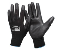 240 x Arbeitshandschuhe X-Touch Black mit PU-Beschichtung