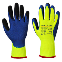 Portwest A185 - Winter Arbeitshandschuhe Duo Therm , Gelb/ Blau