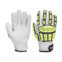 Portwest A745 Leder Schnittchutz Level F Handschuhe | Hitze und Stoßschutz 