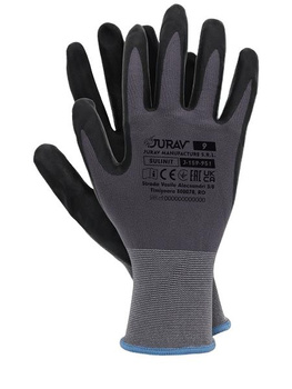 JURAV Sulinit Arbeitshandschuhe mit Latex Foam Beschichtung