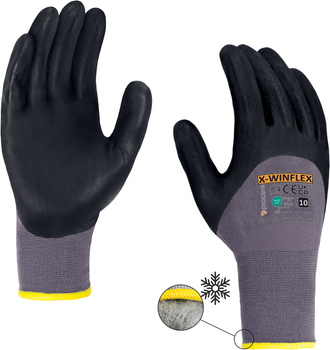 Winter Arbeitshandschuhe X-Wintex mit Nitrilbeschichtung