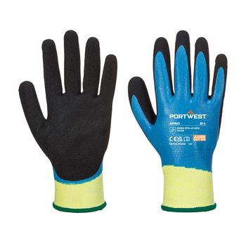 Portwest AP50 Wasserdicht Schnittschutzhandschuhe Klasse D , Aqua Pro | Nitril Schaum Beschichtung