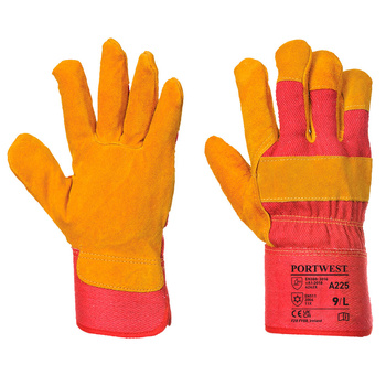 Portwest A225  Winter Rigger Arbeitshandschuhe | Fleece  Farbe: Rot / Orange